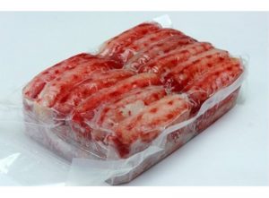 Мясо краба первая фаланга Экстра в вакуумной упаковке, 1 кг