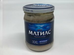 Филе сельди XXL в масле с/с, ст/б 450 г