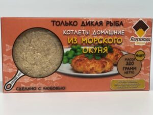 Котлеты из морского окуня  уп. 320 г