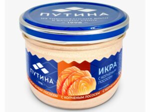 Икра с копченым лососем ст/б 160 г