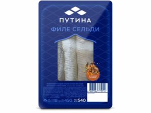 Филе-кусочки сельди в пряной заливке  уп. 540 г