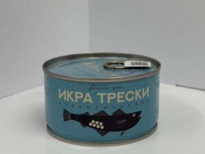 Икра трески атлантической стерилизованная ж/б 200 г Икра трески атлантической стерилизованная ж/б 200 г